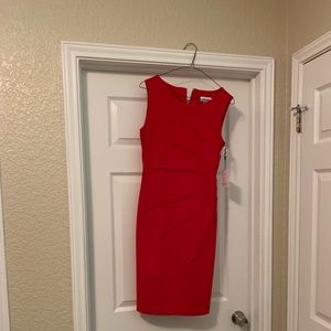 Sexy Red Calvin Klein dress